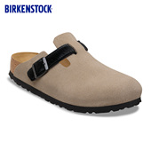 BIRKENSTOCK勃肯马年新春系列德国进口男女绒面革Boston包头拖鞋