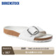 BIRKENSTOCK勃肯德国进口大扣女款 牛皮革软木Madrid一字单带拖鞋