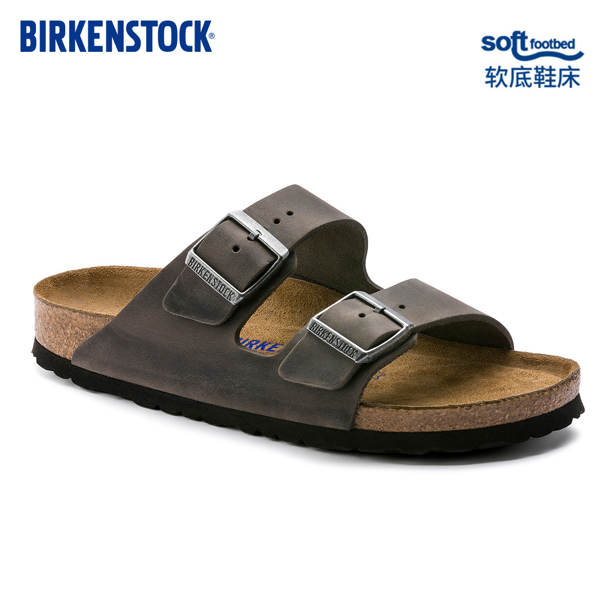 BIRKENSTOCK���ϵ¹�������Ů��ţƤ��Ϳ������Arizona˫������Ь 1099Ԫ