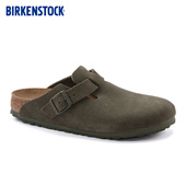 牛皮绒面革Boston包头拖鞋 BIRKENSTOCK勃肯德国进口新品 男女款