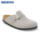 BIRKENSTOCK勃肯德国进口新品 Boston包头拖鞋 大扣女款 绒面革时尚