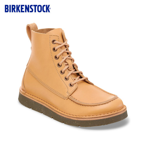 BIRKENSTOCK勃肯涂油皮马丁靴