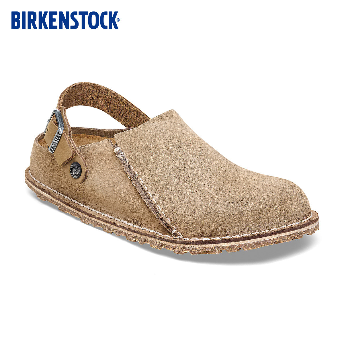 BIRKENSTOCK勃肯德国进口男女款绒面可外穿Lutry包头系踝家居拖鞋