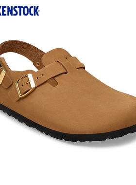 BIRKENSTOCK勃肯德国进口新品女款牛皮绒面革Tokio包头系踝拖鞋