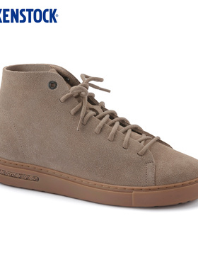 BIRKENSTOCK勃肯德国进口新品女款绒面革软木Bend高帮系带休闲鞋