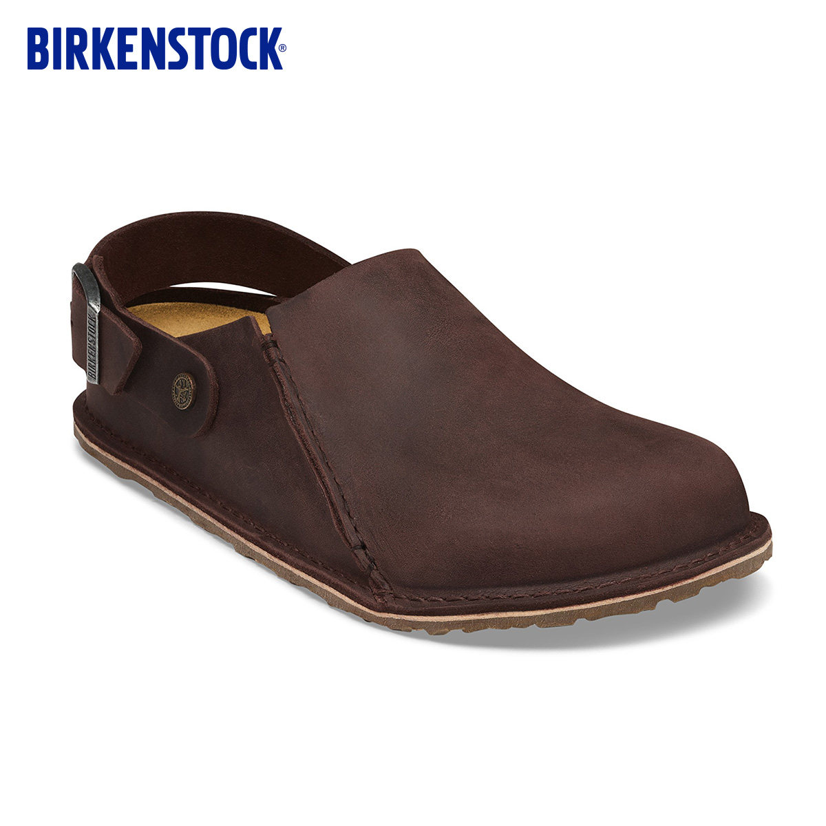 BIRKENSTOCK勃肯德国进口新品男女款涂油皮Lutry包头系踝家居拖鞋