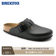 BIRKENSTOCK勃肯德国进口男女款 牛皮革Boston包头拖鞋