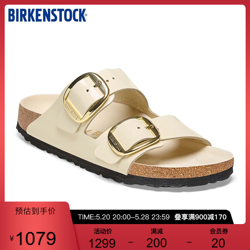 BIRKENSTOCK勃肯软木拖鞋新品大巴扣女款双带拖鞋Arizona系列