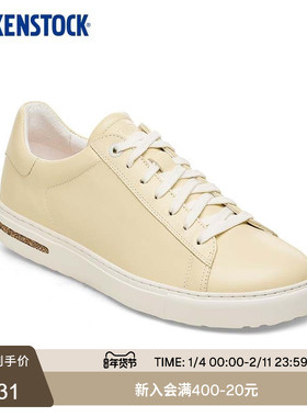 BIRKENSTOCK勃肯德国进口女款牛皮革舒适软木Bend低帮系带休闲鞋