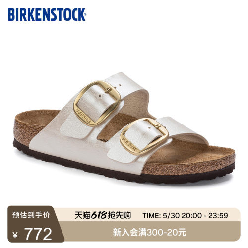 BIRKENSTOCK勃肯软木双扣凉拖鞋