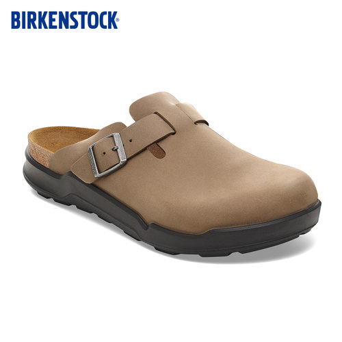 BIRKENSTOCK勃肯涂油皮包头拖鞋
