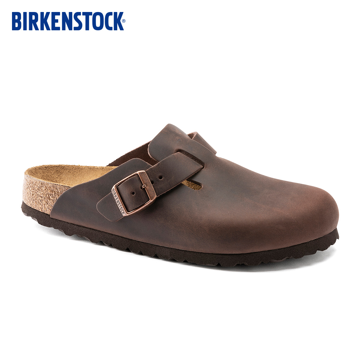 BIRKENSTOCK勃肯涂油皮包头拖鞋