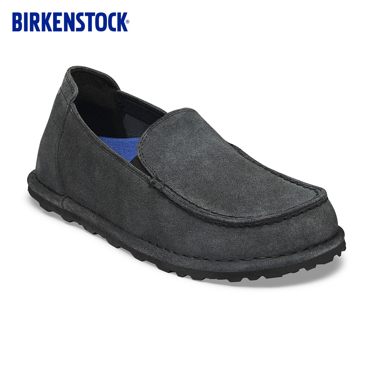 BIRKENSTOCK勃肯德国进口男女款牛皮绒面革软木Utti一脚蹬休闲鞋