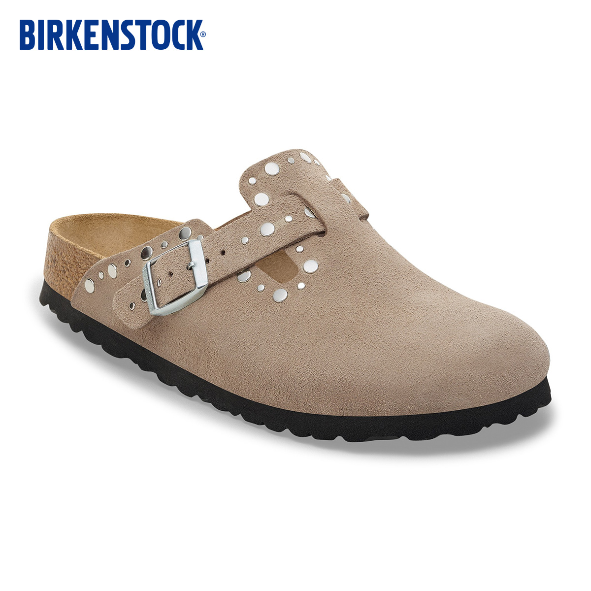 BIRKENSTOCK绒面革包头拖鞋