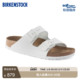BIRKENSTOCK勃肯德国进口男女款 牛皮革软底软木Arizona双扣拖鞋