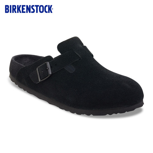 BIRKENSTOCK绒面革包头拖鞋