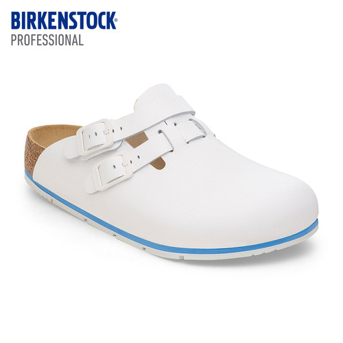 BIRKENSTOCK勃肯牛皮革功能拖鞋