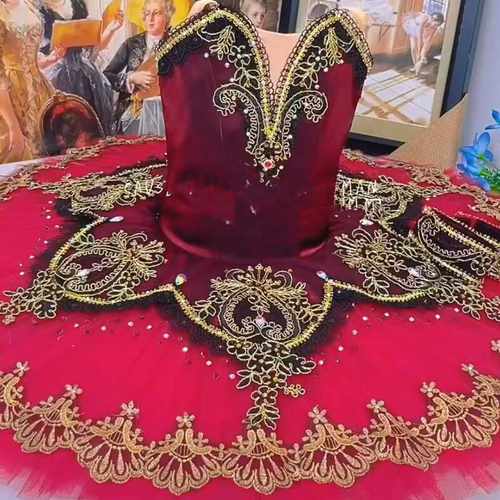 成人儿童帕基塔艾斯米拉达芭蕾舞演出服TUTU裙女童芭蕾舞蓬蓬裙新