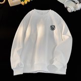 AT15*P35重磅华棉美式潮牌刺绣卫衣男宽松春秋季休闲百搭圆领上衣，男装卫衣，星座414A（原B215）