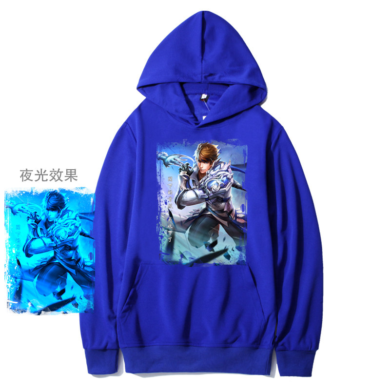 W25 P40 游戏卫衣男连帽上衣服至尊宝孙悟空地狱火夜光外套潮图片