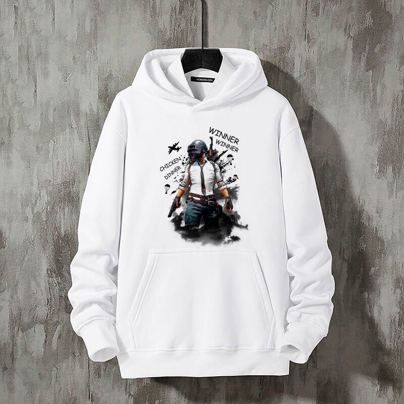 1007*连帽卫衣男加绒加厚外套秋冬新款宽松大码百搭青少年上衣图片