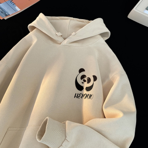 LT25*P45美式重磅潮牌刺绣连帽卫衣男宽松春秋季高街休闲百搭上衣图片