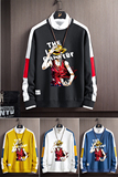 Y02*P282021秋季新款圆领卫衣男二次元海贼王衣服青少年薄外套潮，男装卫衣，星座414A（原B215）