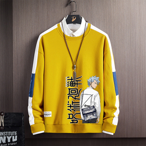 Y105*P30 咒术回战日系动漫印花套头圆领卫衣秋季外套上衣服图片