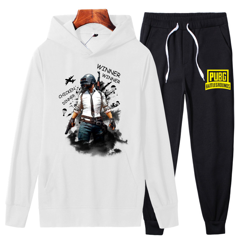 YD83 P70 绝地求生吃鸡游戏衣服春秋卫衣套装潮牌连帽中外套图片