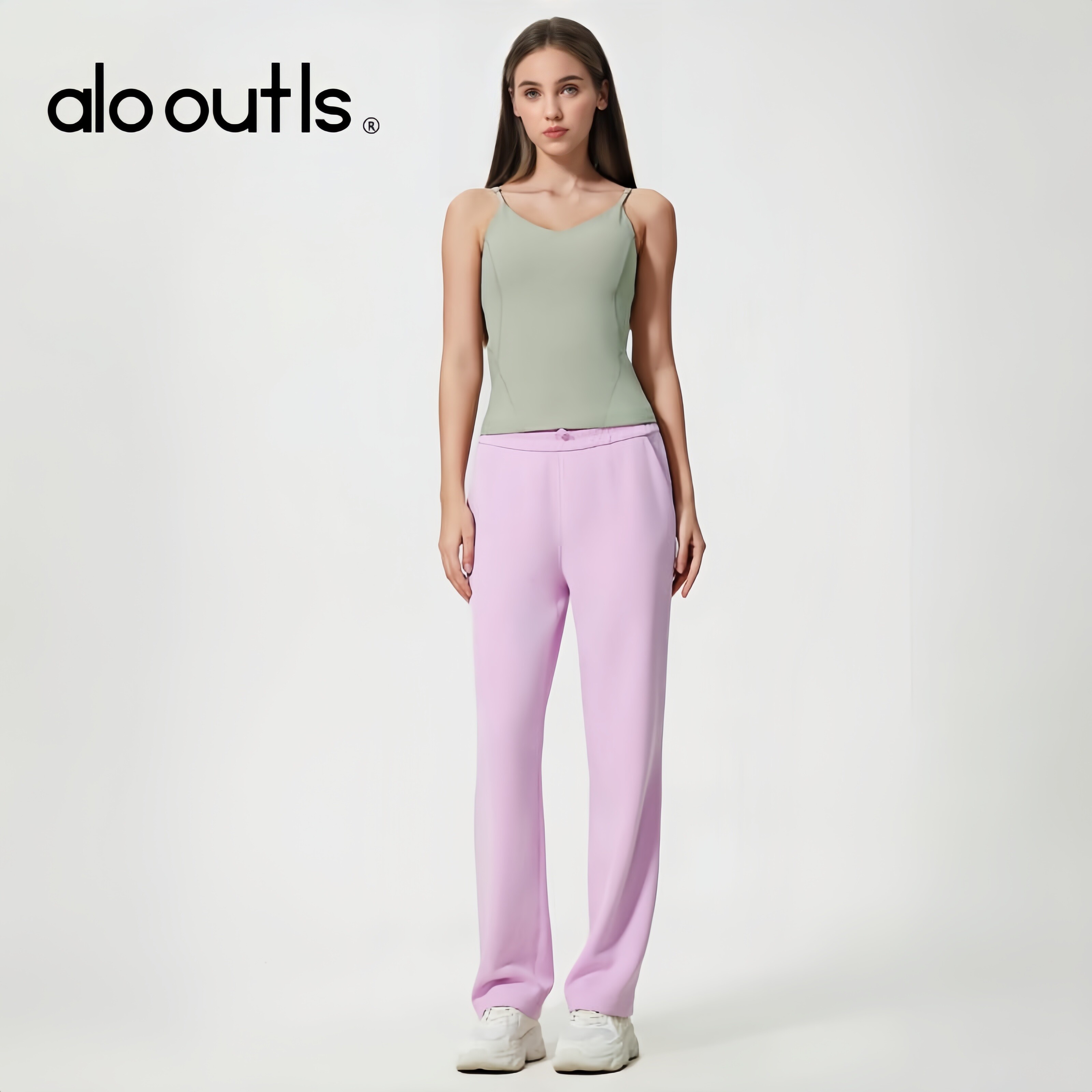 alo outls官方奥莱店裸感美背运动背心修身显瘦跑步健身瑜伽服女