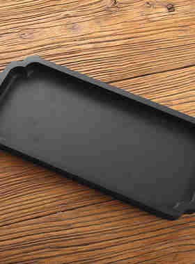 乌金石盆大型景观苔藓文竹菖蒲装饰盆景盆上水石假山创意室内桌面