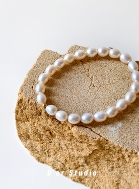 天然淡水珍珠手链女轻奢气质