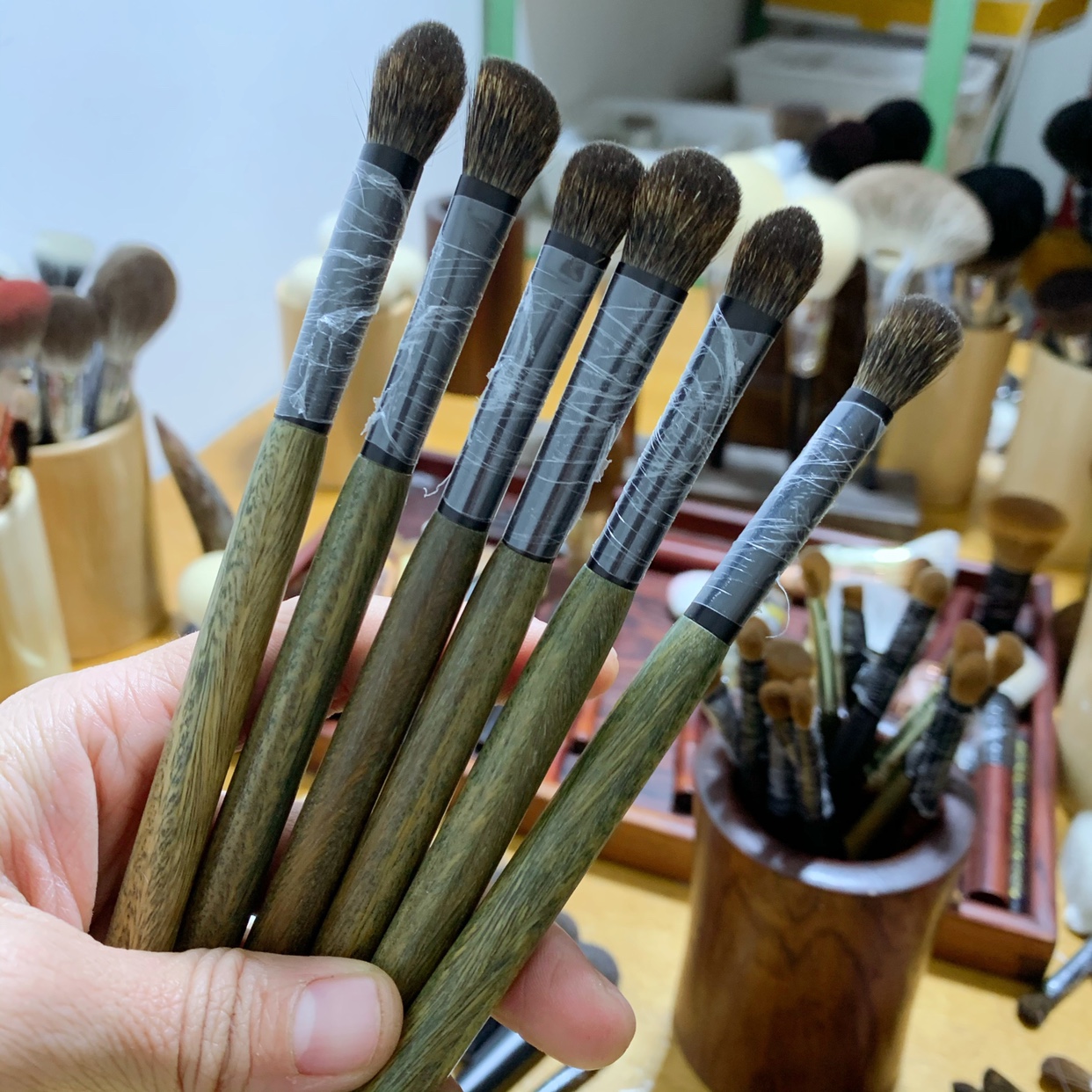 慕姿澜 眼部套刷 鼻影刷 高光刷 铺色刷 大杏仁 大火苗晕染高光刷