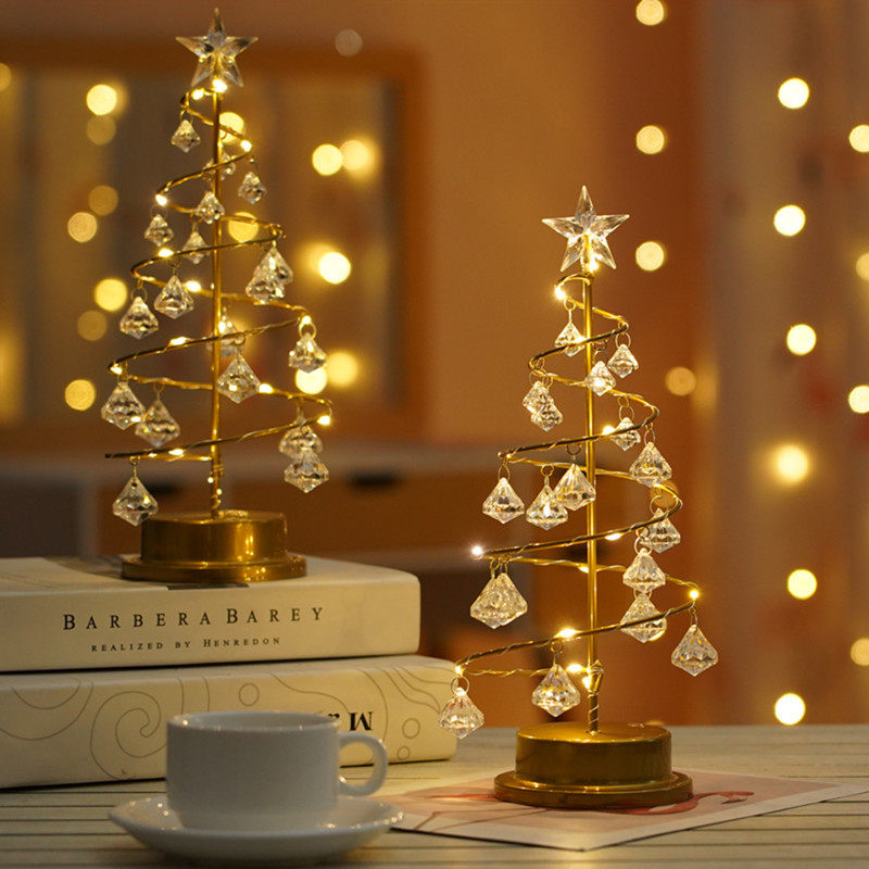 led christmas tree night light bedroom christmas decoration