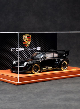 1:24保时捷911 GT3宽体跑车仿真模型合金收藏车模送男友生日礼物