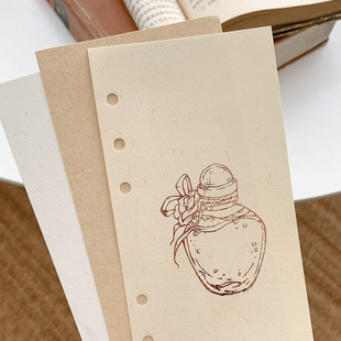 120g丝毛棉纸特种纸内页m7a6slim5A8奇葩活页本手账本替芯内页纸