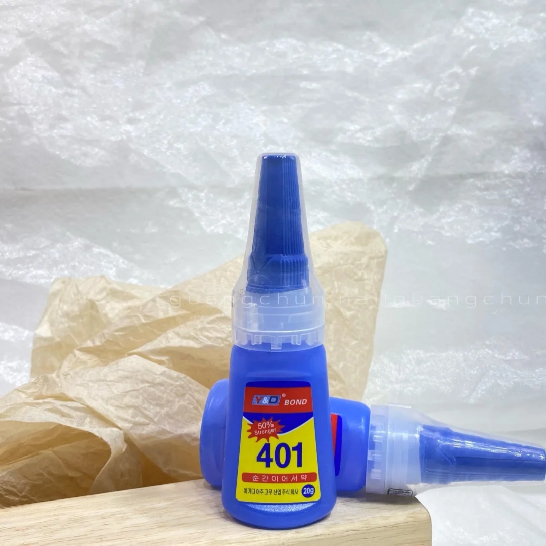 光纯【同款贴片胶水】蓝色401牢固贴甲片