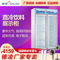 Sui Ling LG4-682M2 dọc cửa đôi hiển thị tủ đông lạnh tủ lạnh tủ đông đôi cửa tủ lạnh đồ uống bảo quản - Tủ đông tủ lạnh có ngăn đông mềm nào tốt