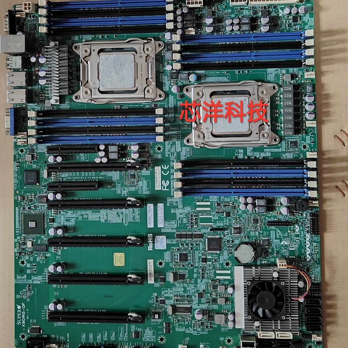 超微主板X9DRG-QF支持4片GPU卡