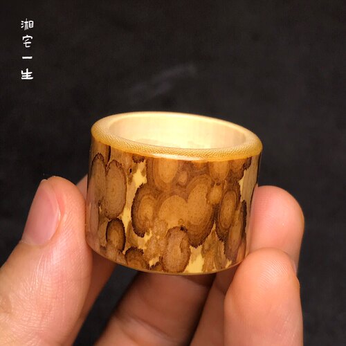 内径2.3梅妃竹扳指现货手工