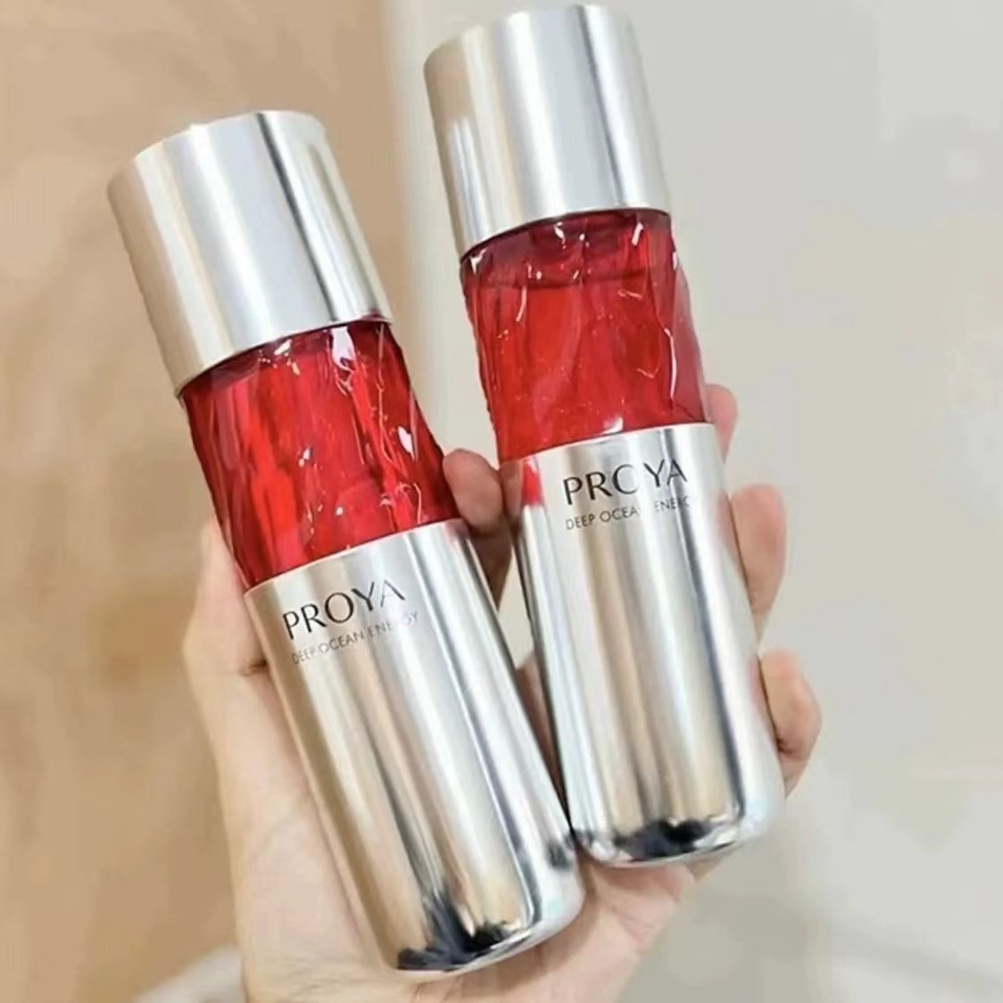 珀莱雅红宝石水乳套装精华赋能鲜颜紧致活肤爽肤水乳120ml+120ml