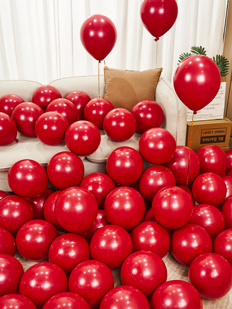 情人节新年婚礼双层宝石红石榴红金橙肤5寸10寸套球结婚开业商场,节庆用品/礼品,气球,淘宝优惠券,粉丝福利购,淘宝优惠卷