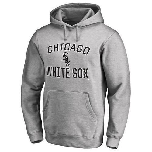 美职棒White Sox芝加哥白袜加绒卫衣套头连帽衫