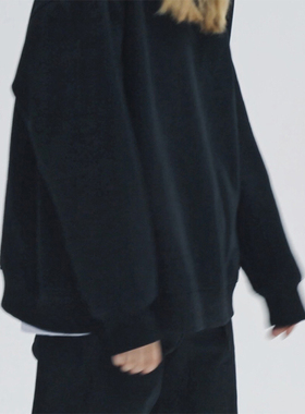 NEATO逆光 秋冬新款简约穿搭学院风纯色加绒宽松炸街卫衣女帽衫潮