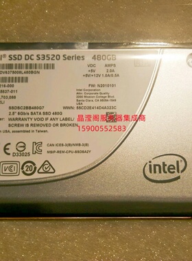 浪潮 NF5180 NF5270 NF5280 NF5466 M6 480G SATA SSD 固态硬盘
