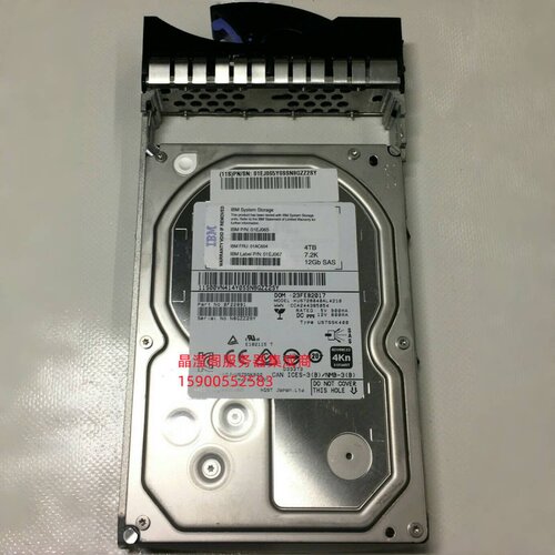 IBM 01AC604 01EJ065 01EJ067 4T 7.2K SAS V5000 Gen2 V5030硬盘
