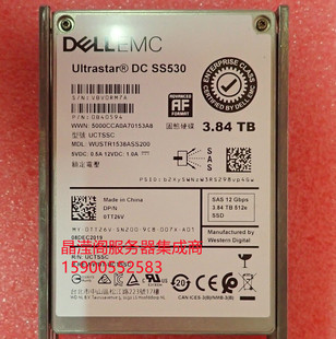 DELL 3.84T SSD SAS 12Gb 0TT26V 2.5 固态硬盘 WUSTR1538ASS200