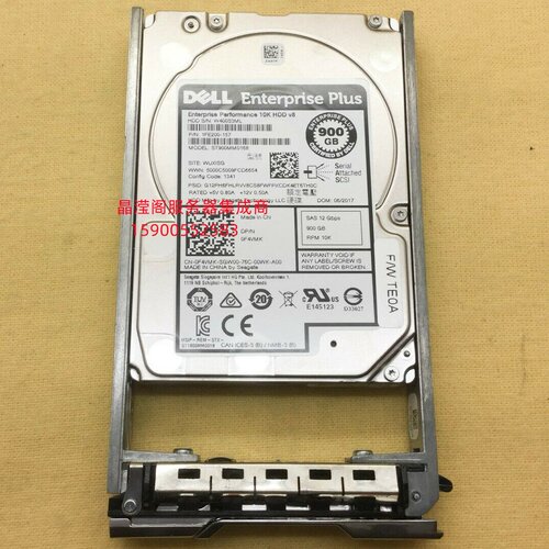 DELL 0F4VMK ST900MM0168 900G 10K 2.5 SAS 12Gb 128M 存储硬盘