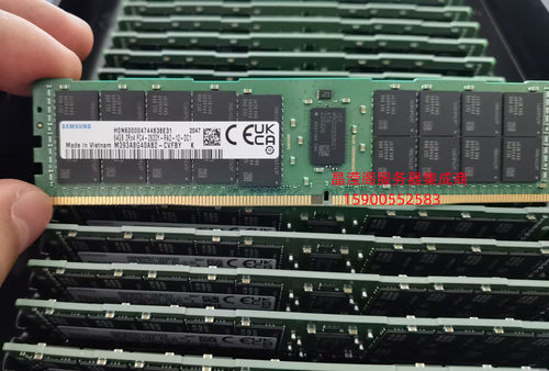 三星 M393A8G40AB2-CVF 64G 2RX4 PC4-2933Y ECC REG RDIMM 内存