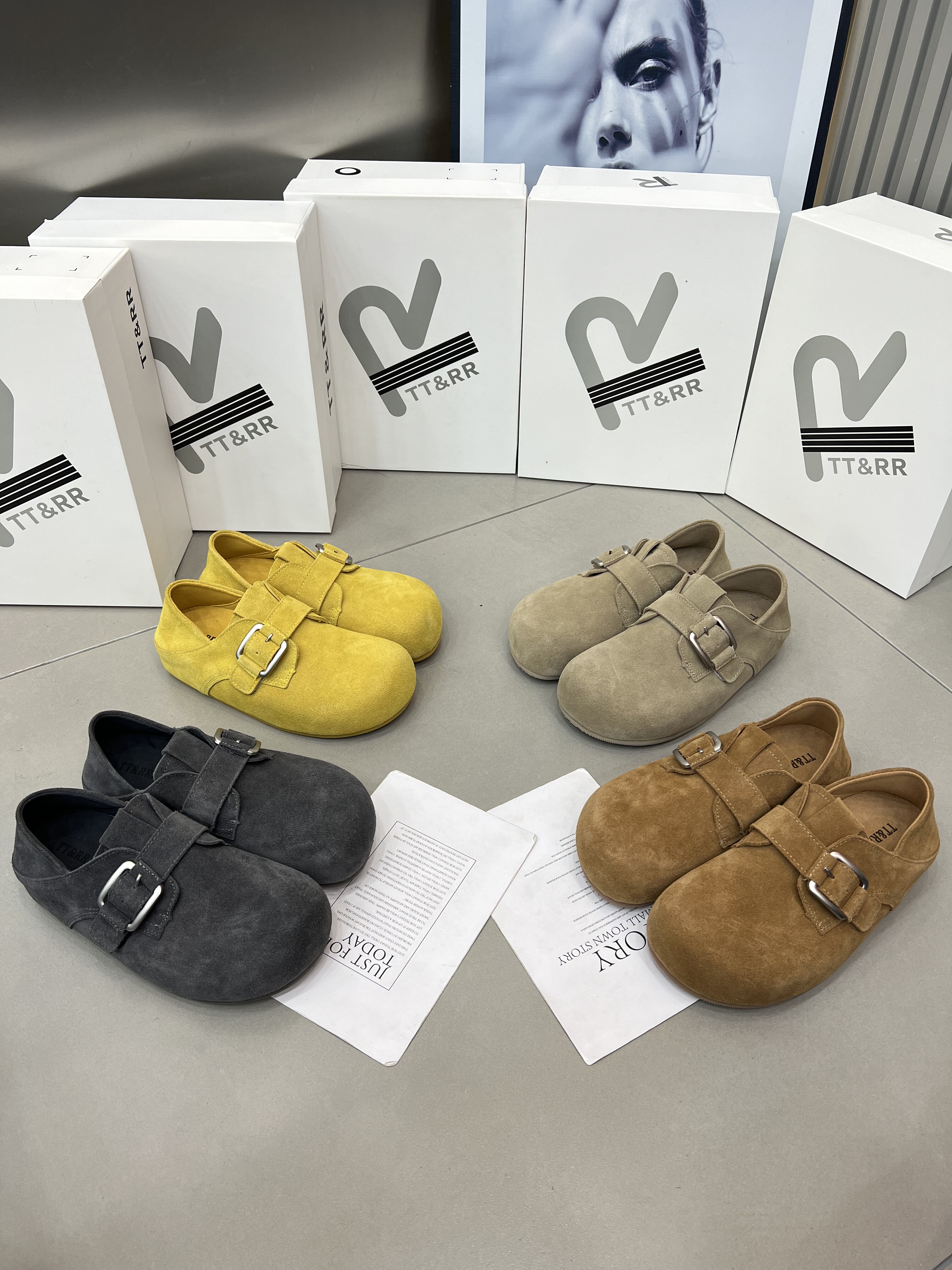 TT&RR真皮勃肯鞋女2026春季复古百搭休闲鞋内增高软底复古乐福鞋,女鞋,乐福鞋（豆豆鞋）,淘宝优惠券,粉丝福利购,淘宝优惠卷